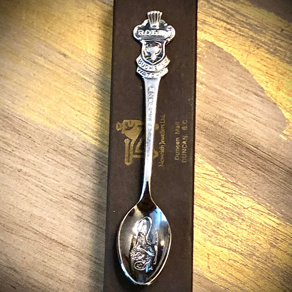 Nib Vint 50s Rolex Collector Silver Souvenir Spoon Bucherer Lucerne Switzerland